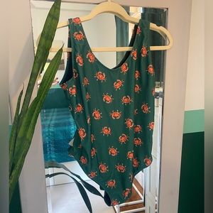 Designer Crabs One Piece Swimsuit